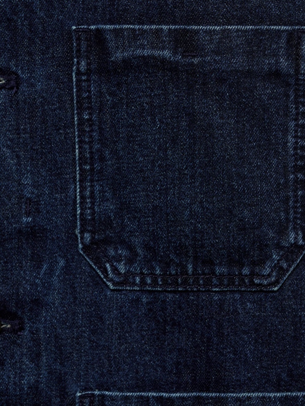 Mango Men's Dark Indigo Denim Chore Jacket - Picture 6 of 7